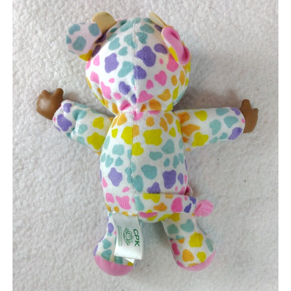 Rainbow Garden Cabbage Patch Kids Doll Carter Cow Soft Body 9” Cuties Friends - Picture 4 of 5